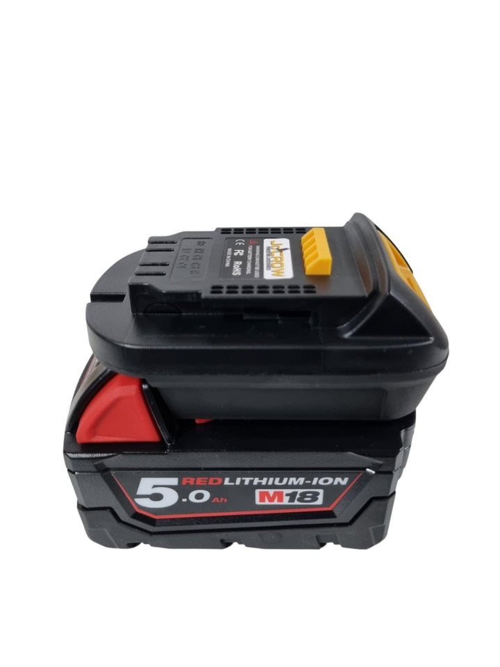 Adapter for MILWAUKEE 18v battery to DeWalt 18v Tools. - JoCROW PTY LTD