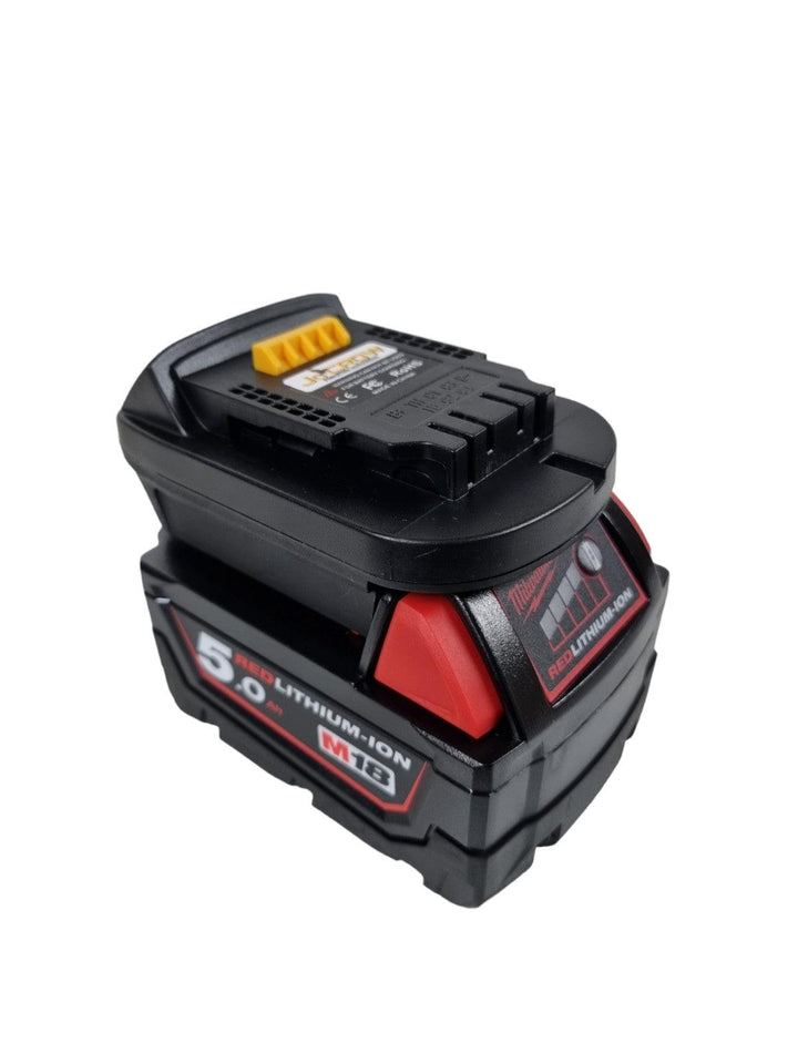 Adapter for MILWAUKEE 18v battery to DeWalt 18v Tools. - JoCROW PTY LTD