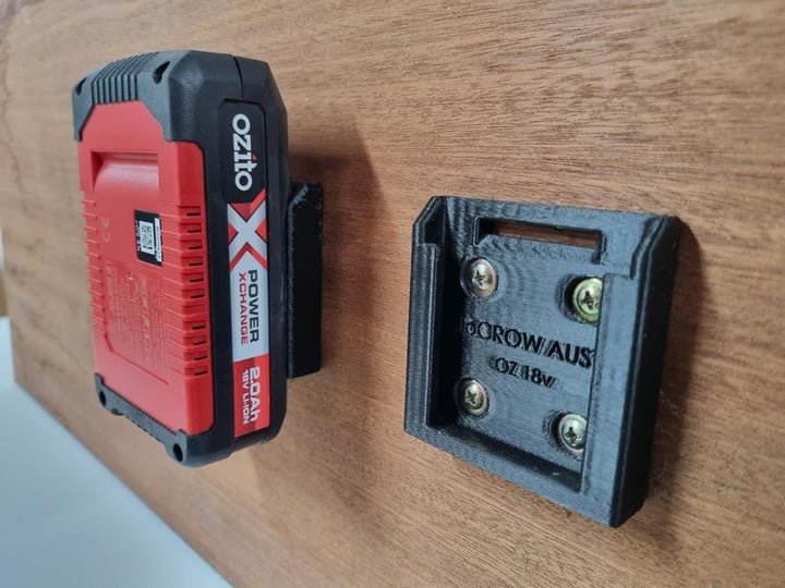 Battery Holder for Ozito 18v Wall Mounted